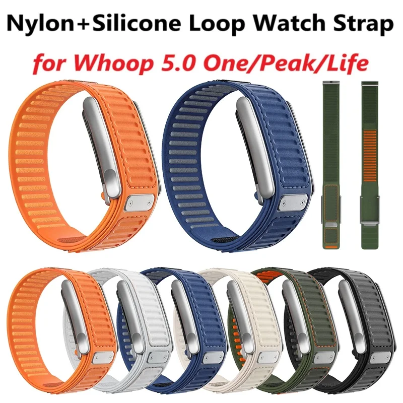 Nylon Silicone Loop Watch Band - Sport Loop Velcro recension och pris