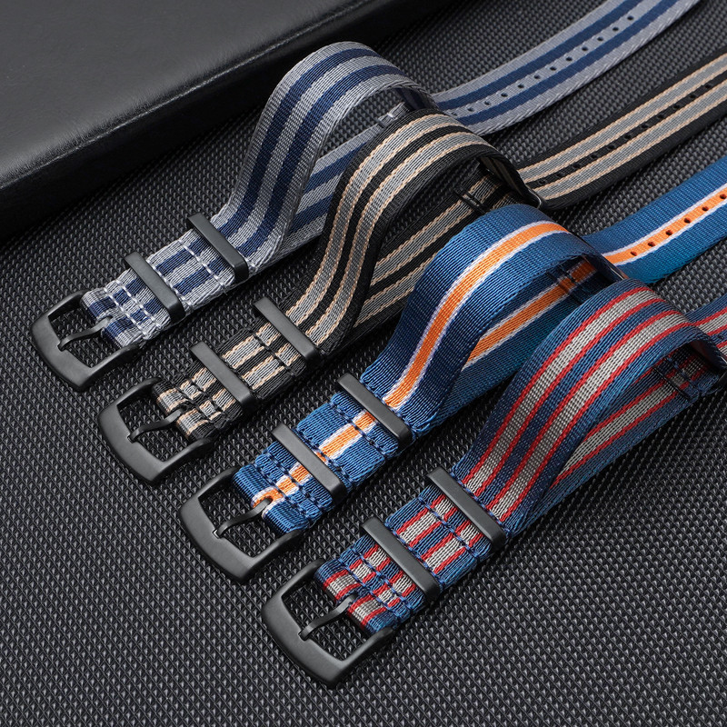 Woven Nylon Strap 18mm 20mm 22 - Canvas Strap Watch recension och pris