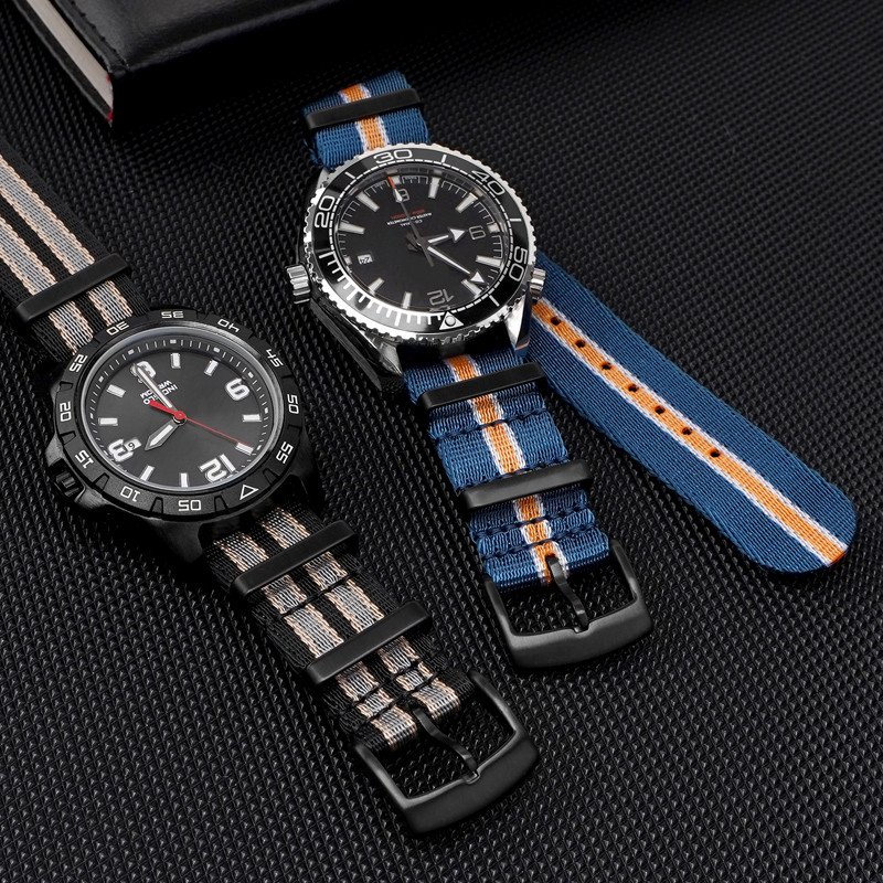 Woven Nylon Strap 18mm 20mm 22 - Canvas Strap Watch recension och pris