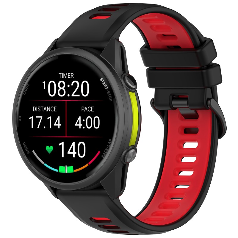 Two Color Silicone Strap 22MM  - Silicone Watch Band 22Mm recension och pris
