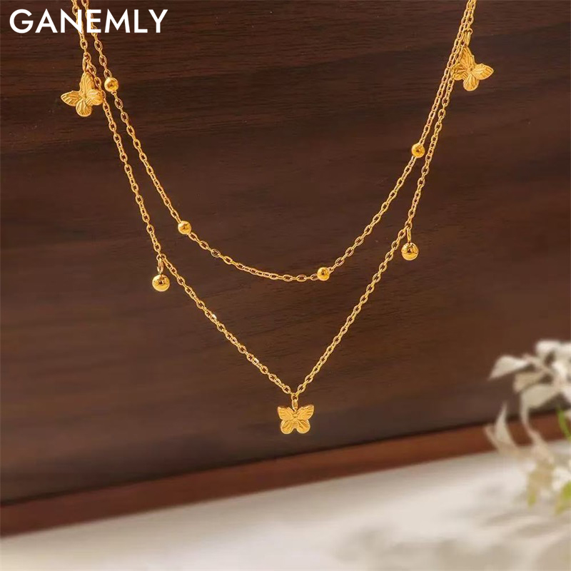 GANEMLY 316L Stainless Steel M - Butterfly Clasp Deployant recension och pris