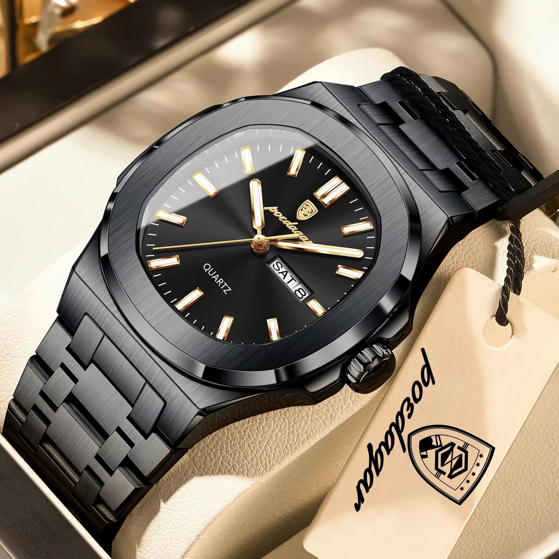 POEDAGAR Square Luxury Men Clo - Patek Philippe Watch Nautilus recension och pris