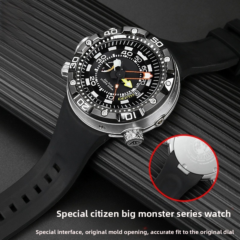 Rubber watch band For CITIZEN  - Citizen Watch Promaster recension och pris