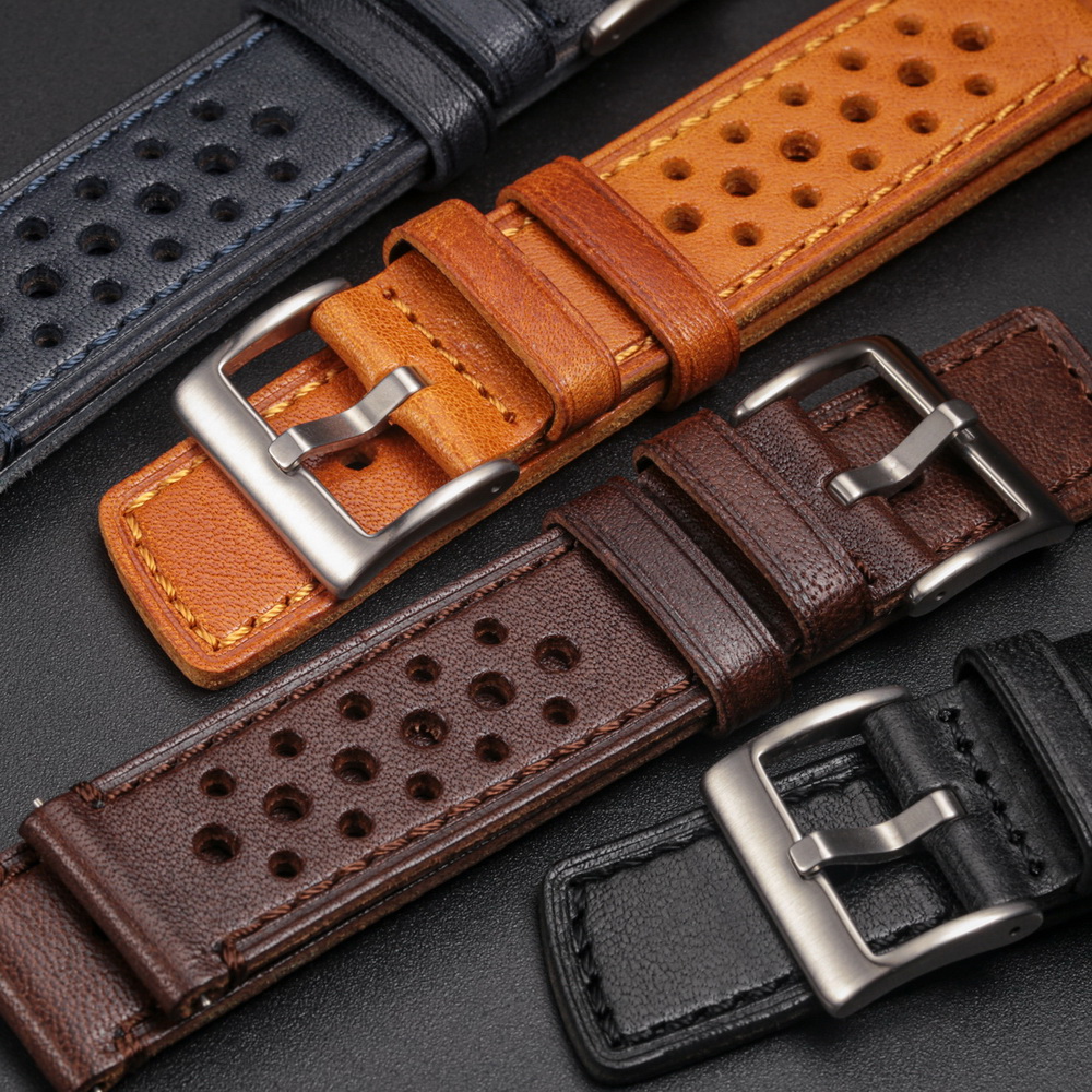 Hemsut Cowhide Watch Band Quic - Canvas Strap Watch recension och pris